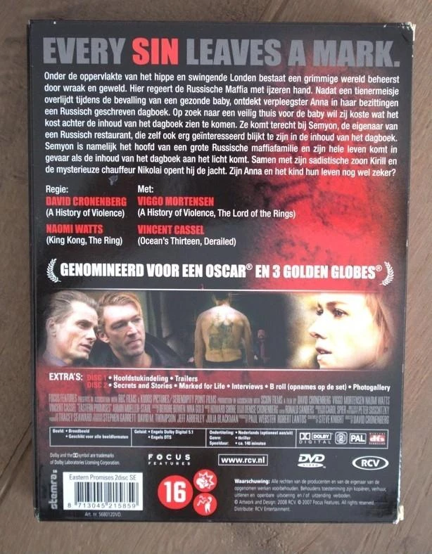 dvd 2 disques Édition Spéciale Eastern Promises – photo 3
